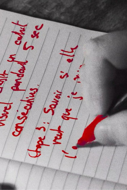 the red pen