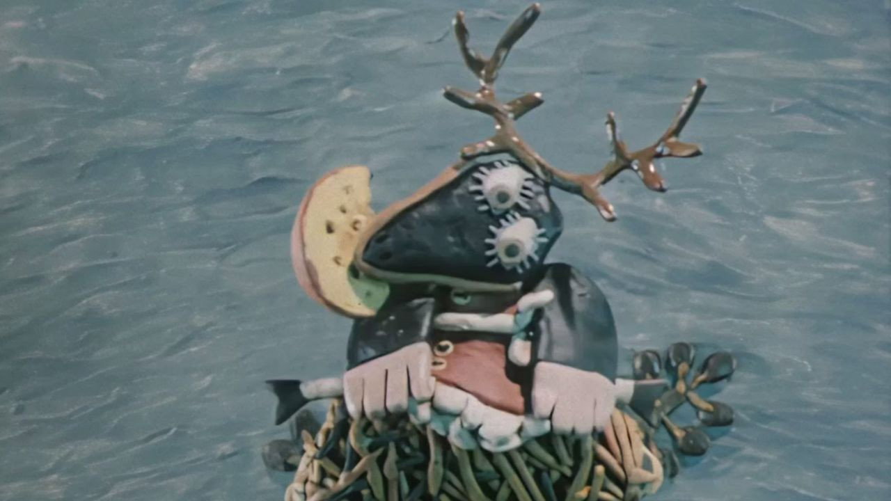 A Plasticine Crow
