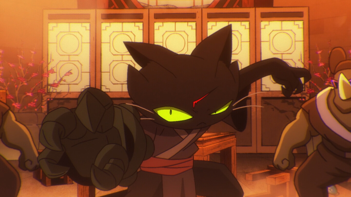 Blacky the Metal Arm Cat