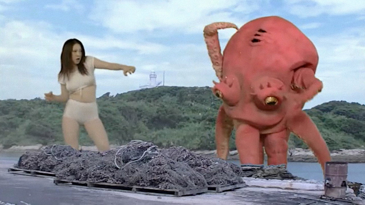 Giant Woman vs. Big Octopus