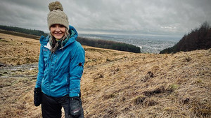 Helen on Crompton Moor