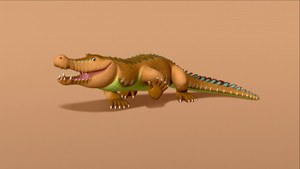 Tiny and the Crocodile