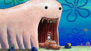 Sandy, SpongeBob, and the Worm