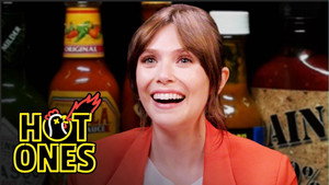 Elizabeth Olsen Feels Brave While Eating Spicy Wings