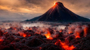 In the hell of volcanoes