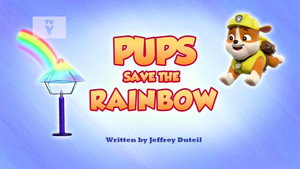 Pups Save the Rainbow