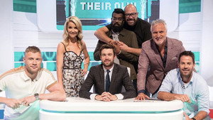 David Ginola, Tom Davis & Helen Skelton