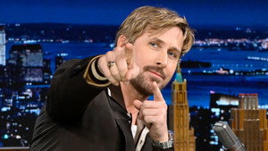 Ryan Gosling, Johnny Knoxville, Girl in Red