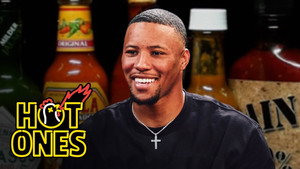 Saquon Barkley Hurdles Over Spicy Wings