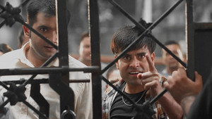 A mob protest outside the Poddar house!