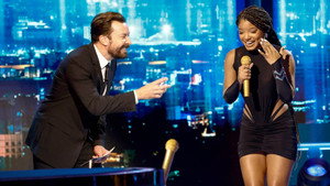 Simu Liu & Halle Bailey vs Chloe Bailey & Adam Lambert
