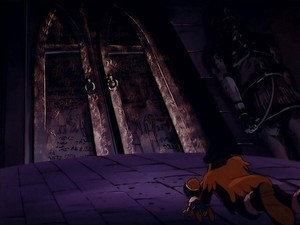 Monster forever protecting the grave