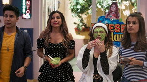 A face mask gone wild