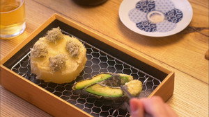 Enjoy a drink with some tempura