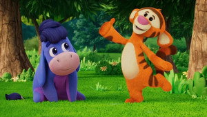 Eeyore and Tigger Meditate