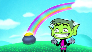 Beast Boy's St. Patrick's Day Luck, and it's Bad