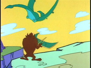 Taz and the Pterodactyl