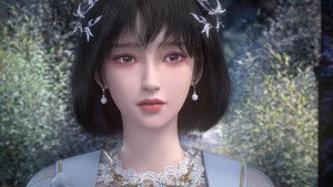 Peach Blossoms and Faces