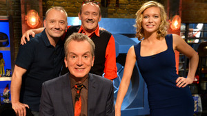 Brendan O'Carroll, Bob Mortimer, Rachel Riley