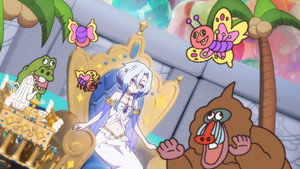 A Pretty Girl Heroine Who's Demoted to Third Place by the Yuri Harem Hero Protagonist, and the Main and Sub Protagonists Take All the Traditional Tropes For Their Personalities While the Ones Who Come Later in the Story Have Far More Impact...