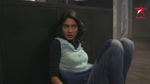 Nisha Tries To Hide