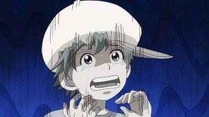 Jump! Cyborg Cider-Man No. 2 + Industry-Leading, Top-Ranking Company?! Father’s Job + Cider-Man No. 2 vs. The Lemonade Fiend + Kusuo Saiki’s Holiday + Kusuo Saiki’s Woman Troubles