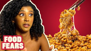 Natto (SLIMY BEANS) Taste Test with Jennelle Eliana