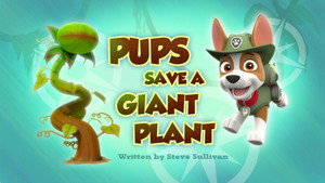 Pups Save a Giant Plant