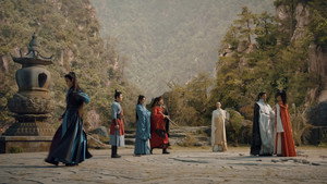 Lei Wujie Bravely Enters the Ascending Pavilion