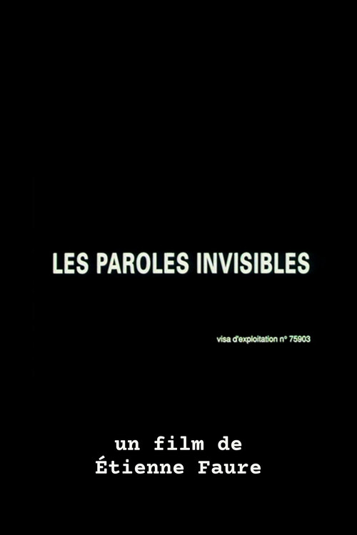 Les paroles invisibles