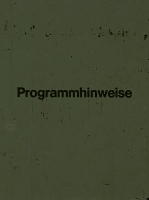 Programmhinweise