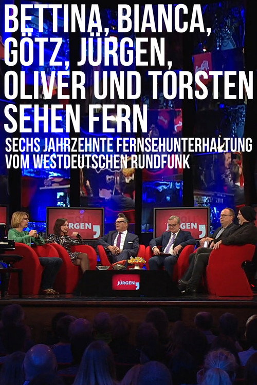 Bettina, Bianca, Götz, Jürgen, Oliver und Torsten sehen fern