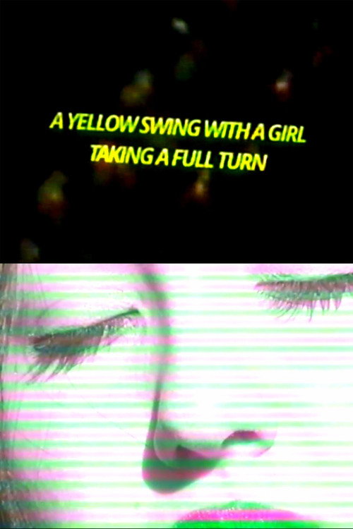 A Yellow Swing with a Girl Taking a Full Turn