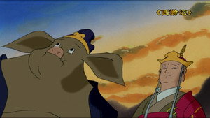 Buddha Recognizes the Macaque